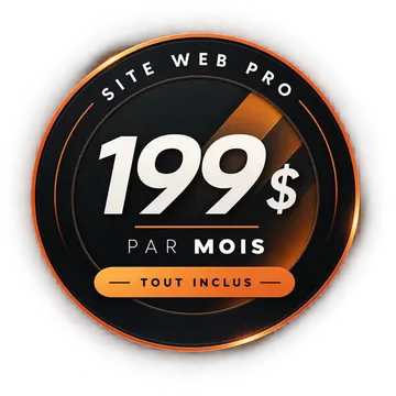 Création ou refonte jusqu’à 10 pages à 199 $ CA par mois, plus 495 $ CA à l’activation, engagement de 24 mois, taxes en sus